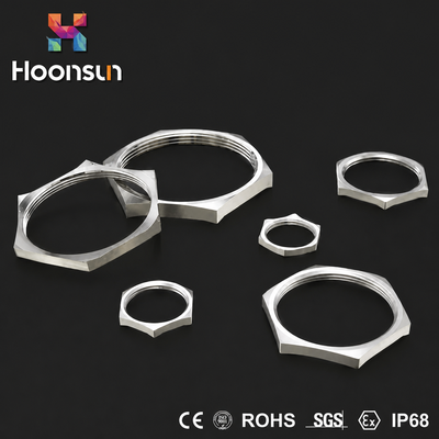NPT1/2 Locknut EMC ηλεκτρολυτική επιμετάλλωση εξαρτημάτων IP68 αδένων καλωδίων