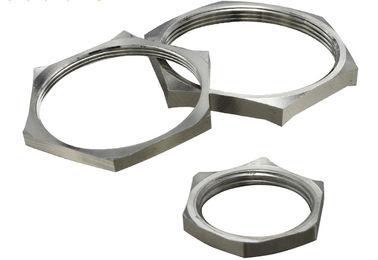Νικέλινο Locknut εξαρτημάτων M12*1.5 EMC αδένων καλωδίων ορείχαλκου